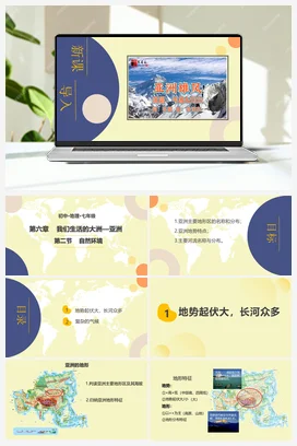 6.2.1 亚洲的自然环境（第1课时 地势起伏大，长河众多） 课件 人教版 初中地理七年级下册
