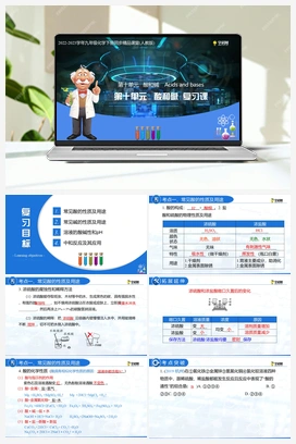 第10单元 酸和碱（课件+练习+单元测试） 人教版初中化学九年级下册