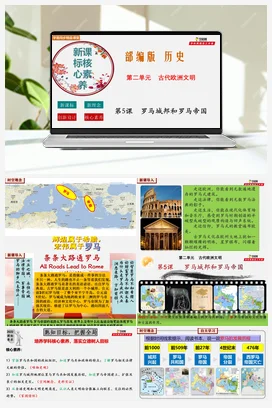 第5课罗马城邦和罗马帝国 新课标核心素养课件+考点+检测 历史九年级上册