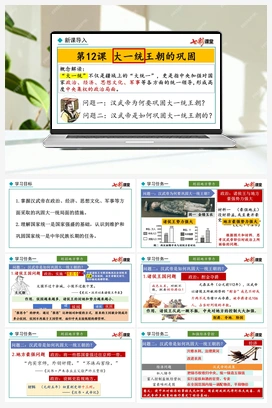 第12课 大一统王朝的巩固 课件+教案 新人教版初中历史七年级上册