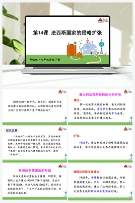 第14课 法西斯国家的侵略扩张 课件+视频 人教版初中历史九年级下册