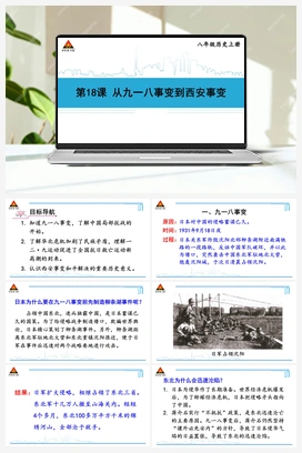 第18课 从九一八事变到西安事变（课件+教案+作业） 人教版初中历史八年级上册
