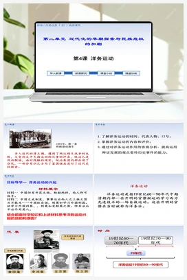 第4课 洋务运动 人教版初中历史八年级上册