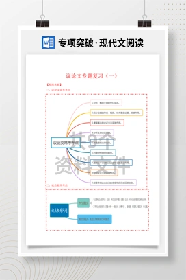 专项突破·现代文阅读