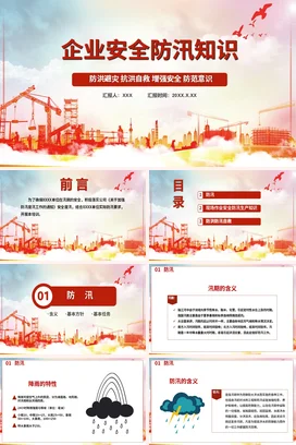 企业安全防汛知识PPT课件