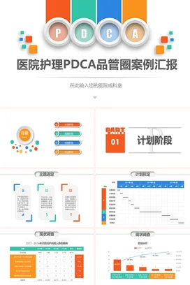 医院护理PDCA品管圈案例汇报 (2)PPT课件模板