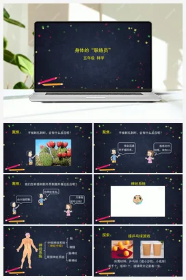 4.5 身体的“联络员“ 课件(20张ppt)+教学设计+任务单+练习题 教科版小学科学五年级上册