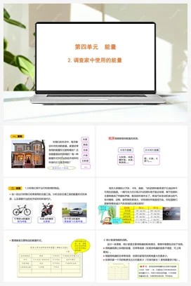 4.2 《调查家中使用的能量》 课件 教科版小学科学六年级上册