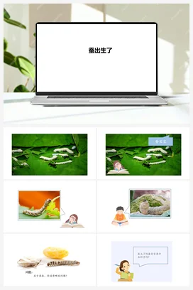 05：蚕出生了（PPT课件+视频素材） 人教鄂教版小学科学四年级下册