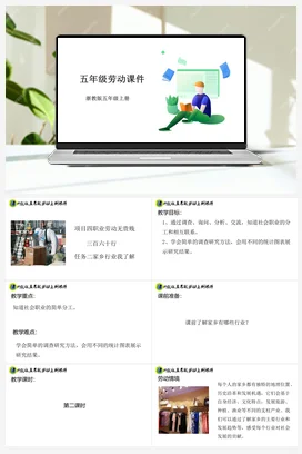 家乡行业我了解 课件+素材 浙教版劳动五上 项目四任务2