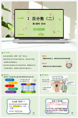 人教版数学六下 第二单元 第1课时 折扣 课件