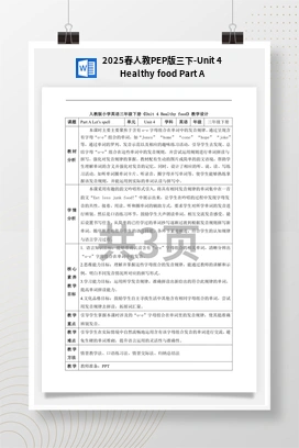2025春人教PEP版三下-Unit 4 Healthy food Part A Let’s spell 课件+素材（共26张PPT）
